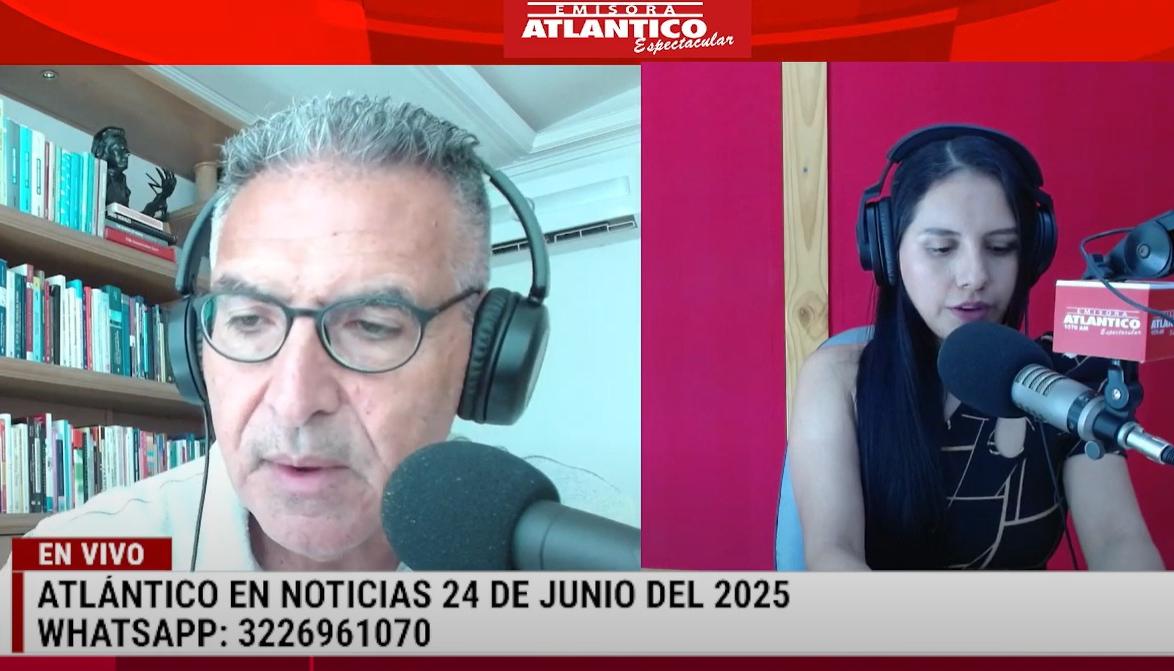 Transmisión de Atlántico en Noticias.