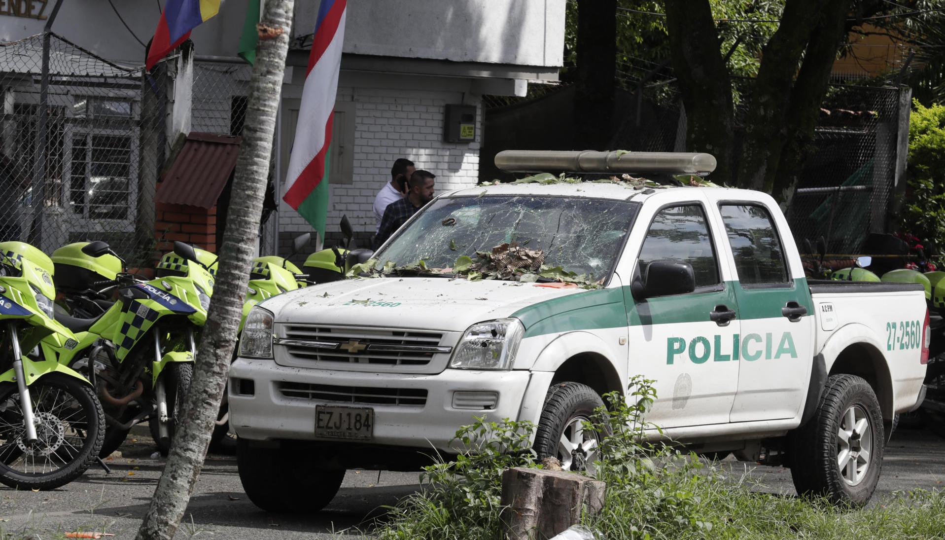 Atentado a estación de Policía en Cali.