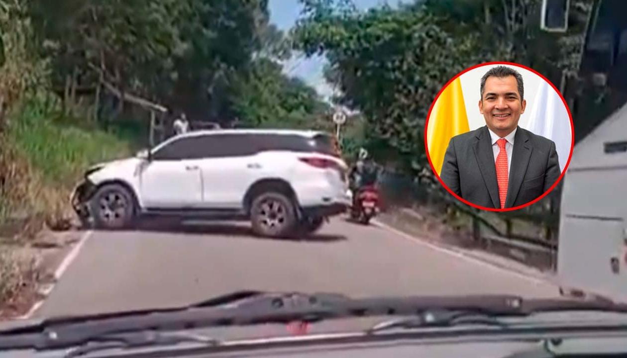 Pese al aparatoso siniestro, no sufrió ningún tipo de lesión.