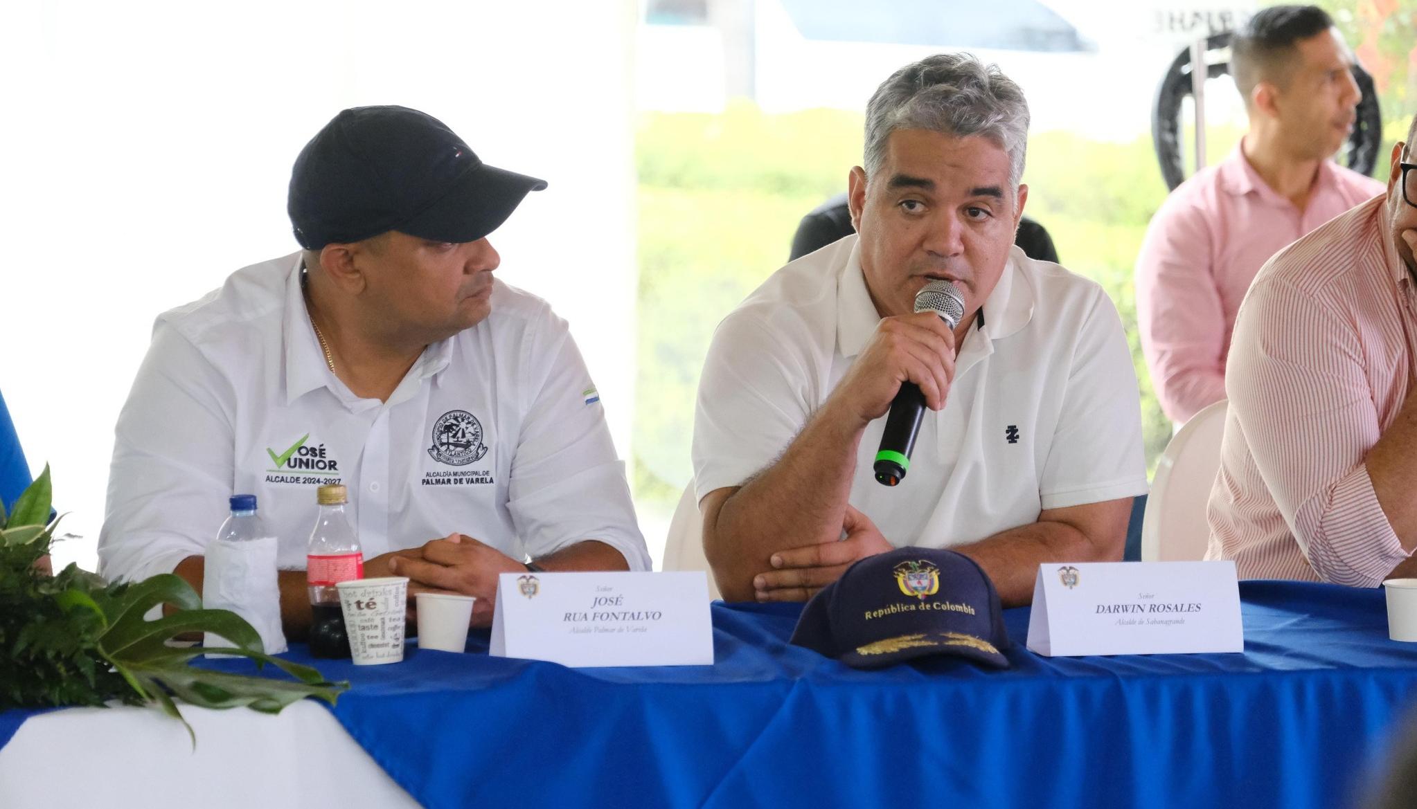 Darwin Rosales, alcalde de Sabanagrande. 