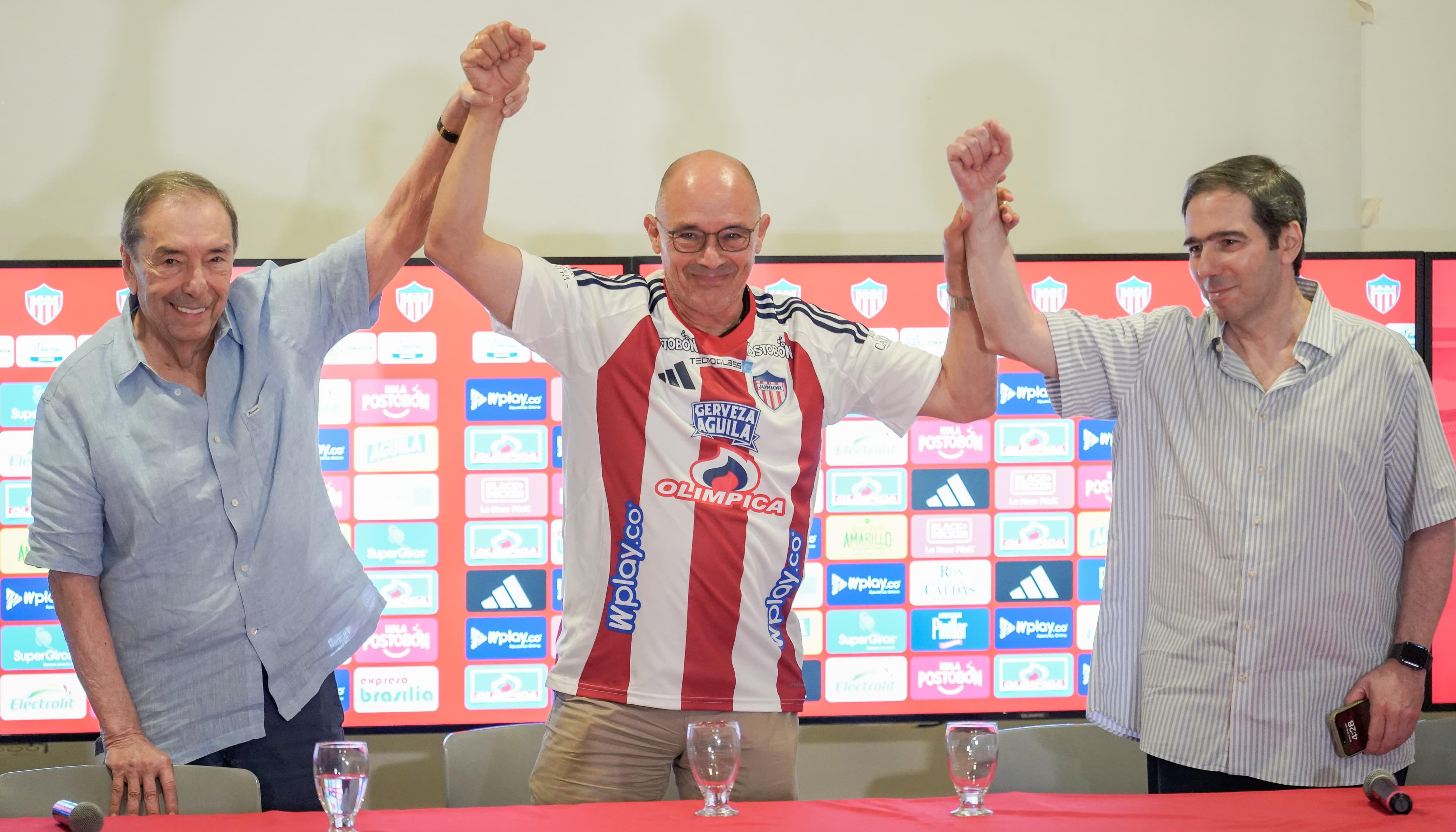 Fuad Char, Alfredo Arias y Antonio Char.