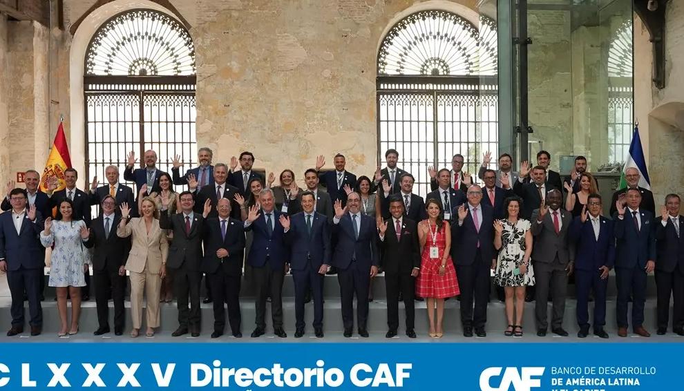 Asistentes a la reunión de Directorio, Banco de Desarrollo de América Latina y el Caribe.