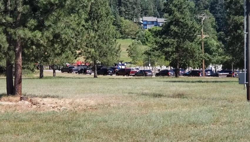  La Policía acordonó la zona del lugar de los hechos. 