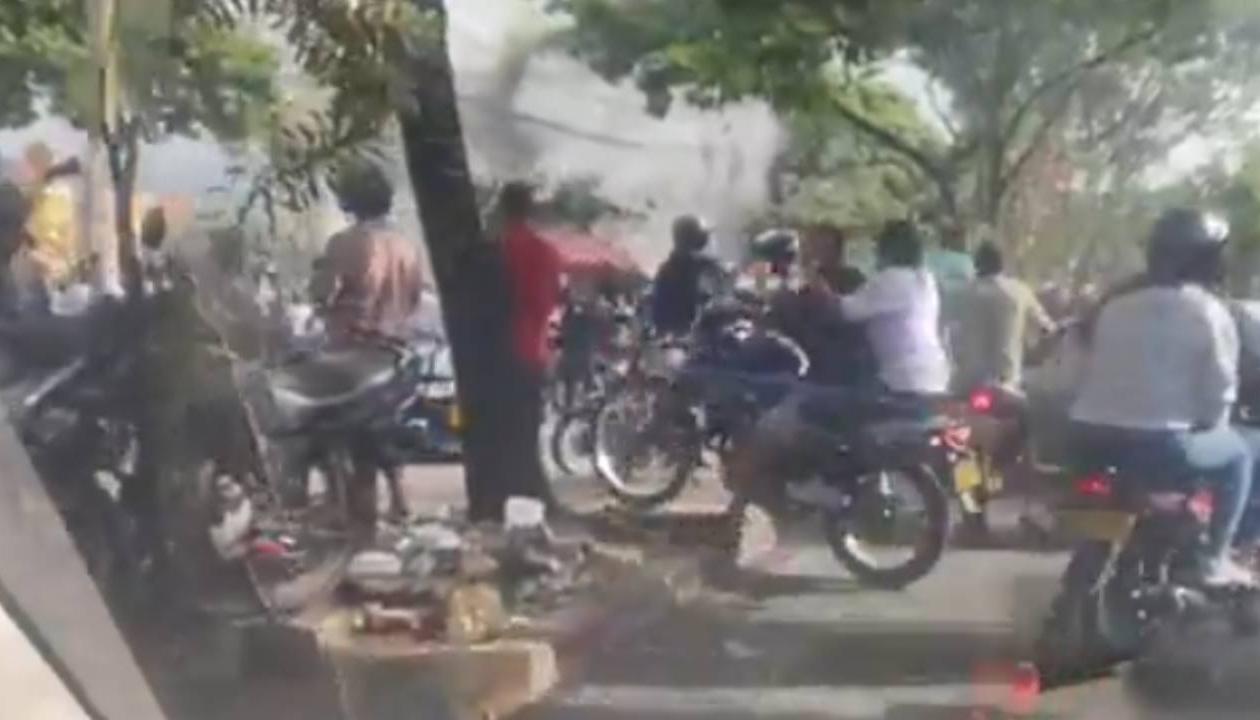 Explosión en el barrio Meléndez, en Cali.
