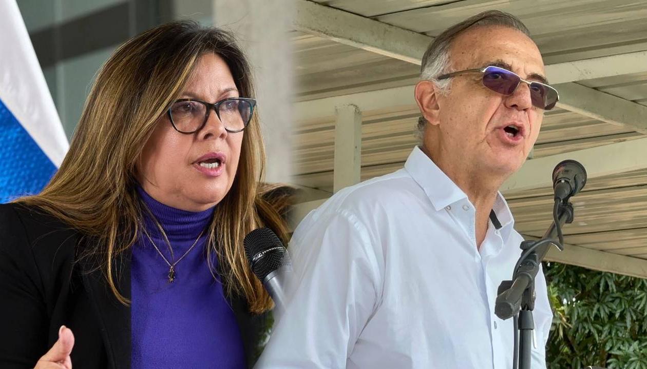 Luz Adriana Camargo e Iván Velásquez.