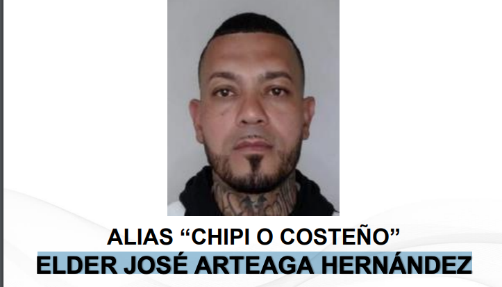 Alias 'Costeño', quien es buscado por el atentado al senador Miguel Uribe. 