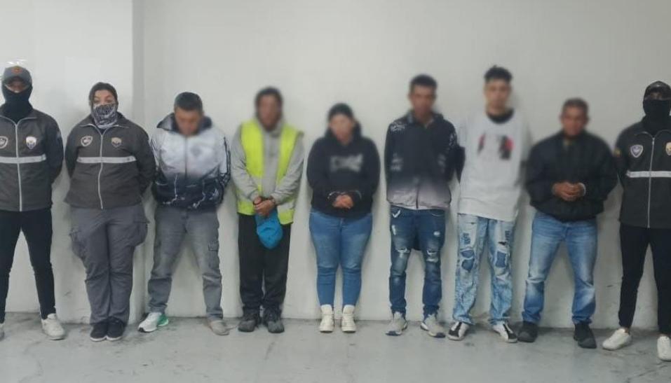 Capturados en Ecuador. 