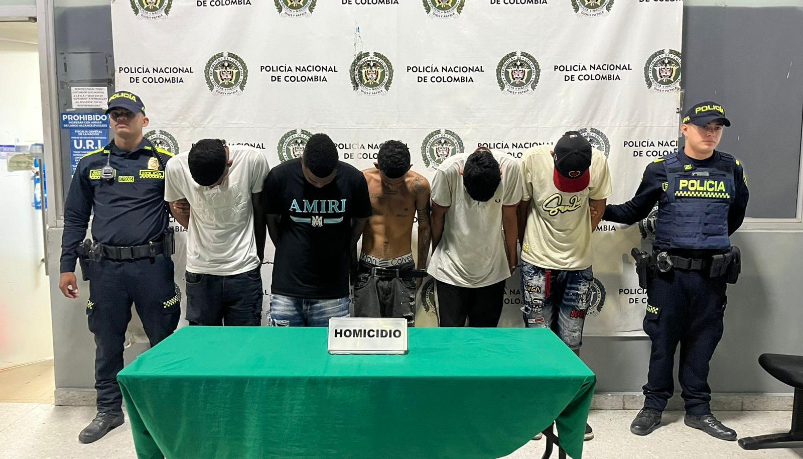 Capturados por el homicidio de Damián José Márquez Hernández.