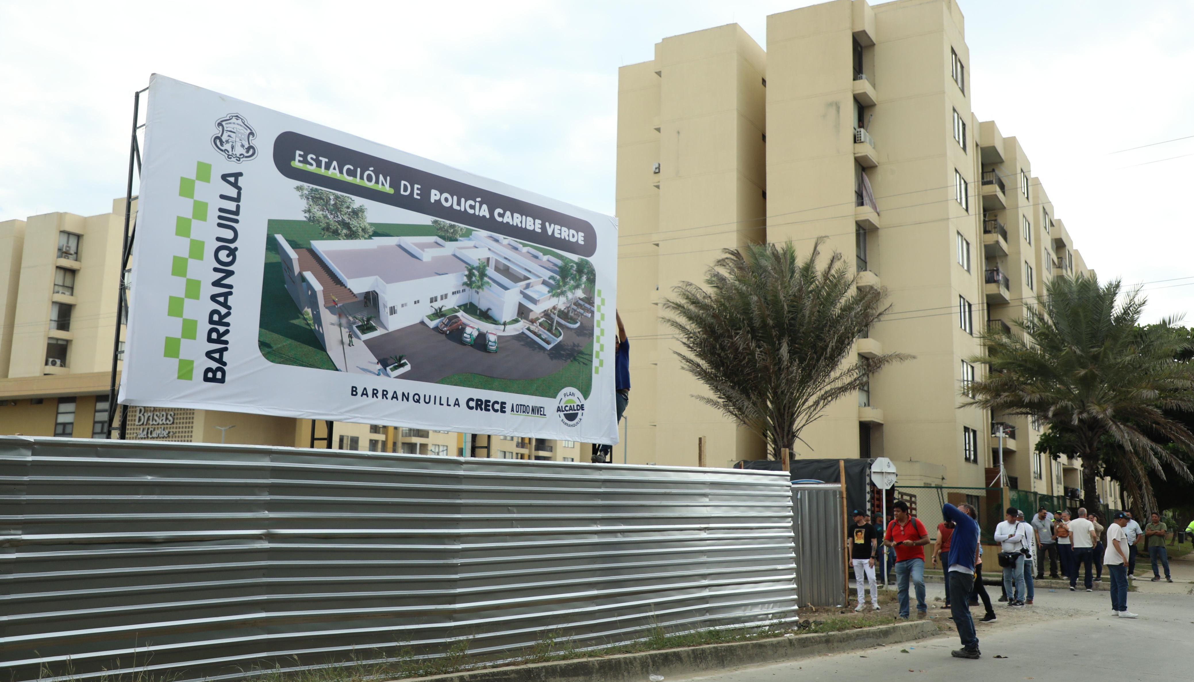 Se iniciará la construcción de la estación de Policía de Caribe Verde.
