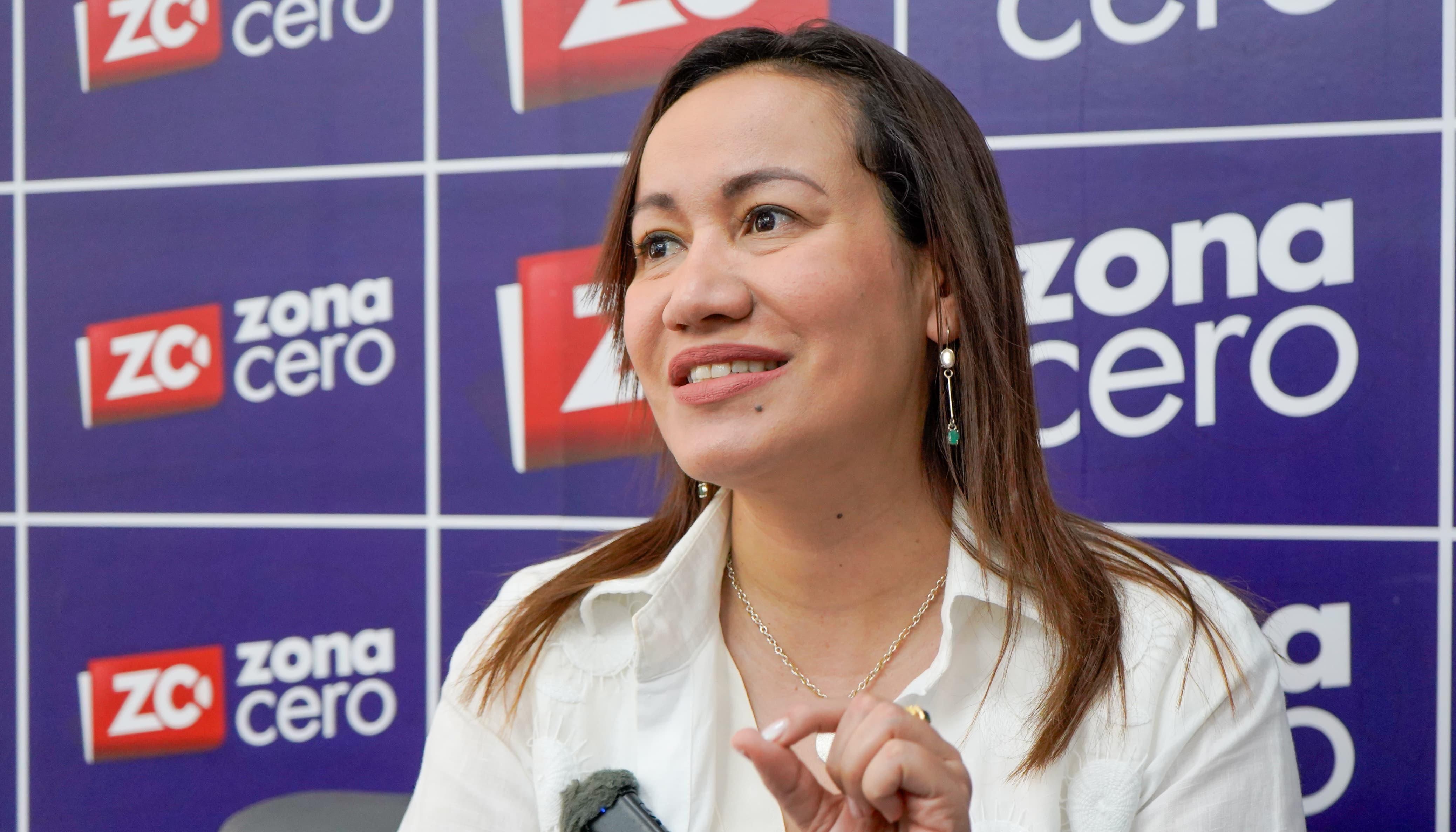 Carolina Corcho, precandidato presidencial.