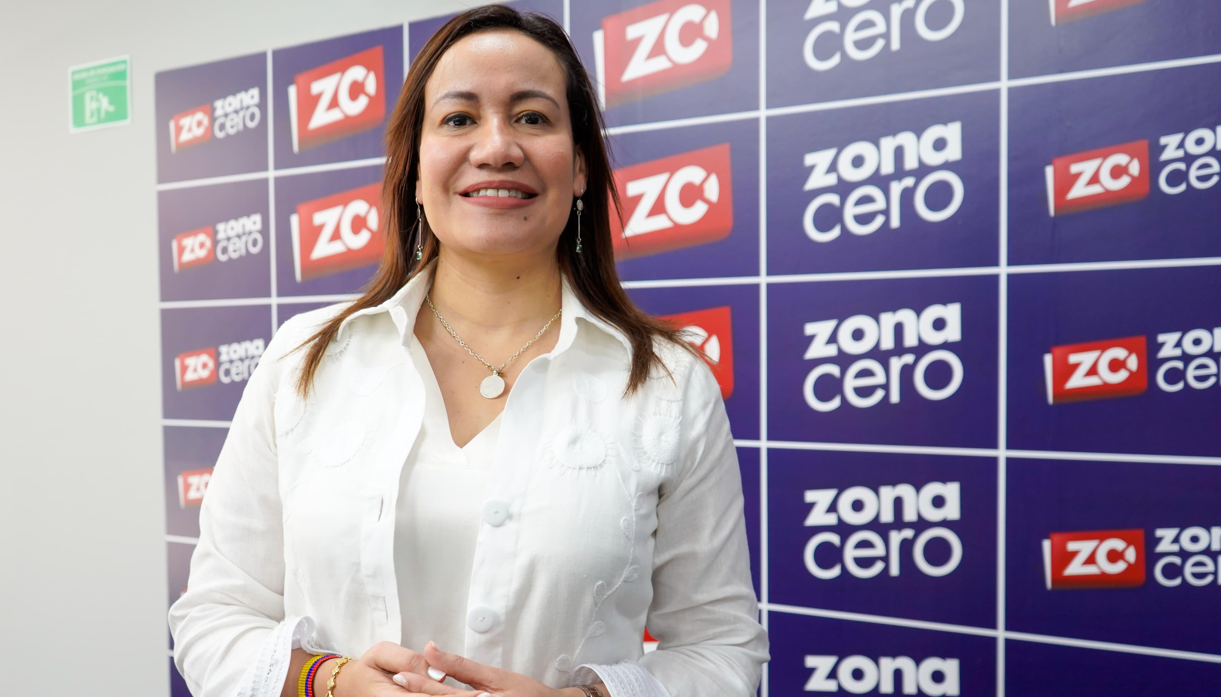 La precandidata presidencial Carolina Corcho.