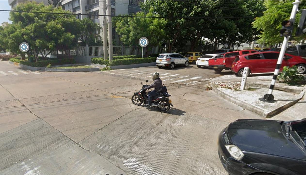 Carrera 52 con calle 85.