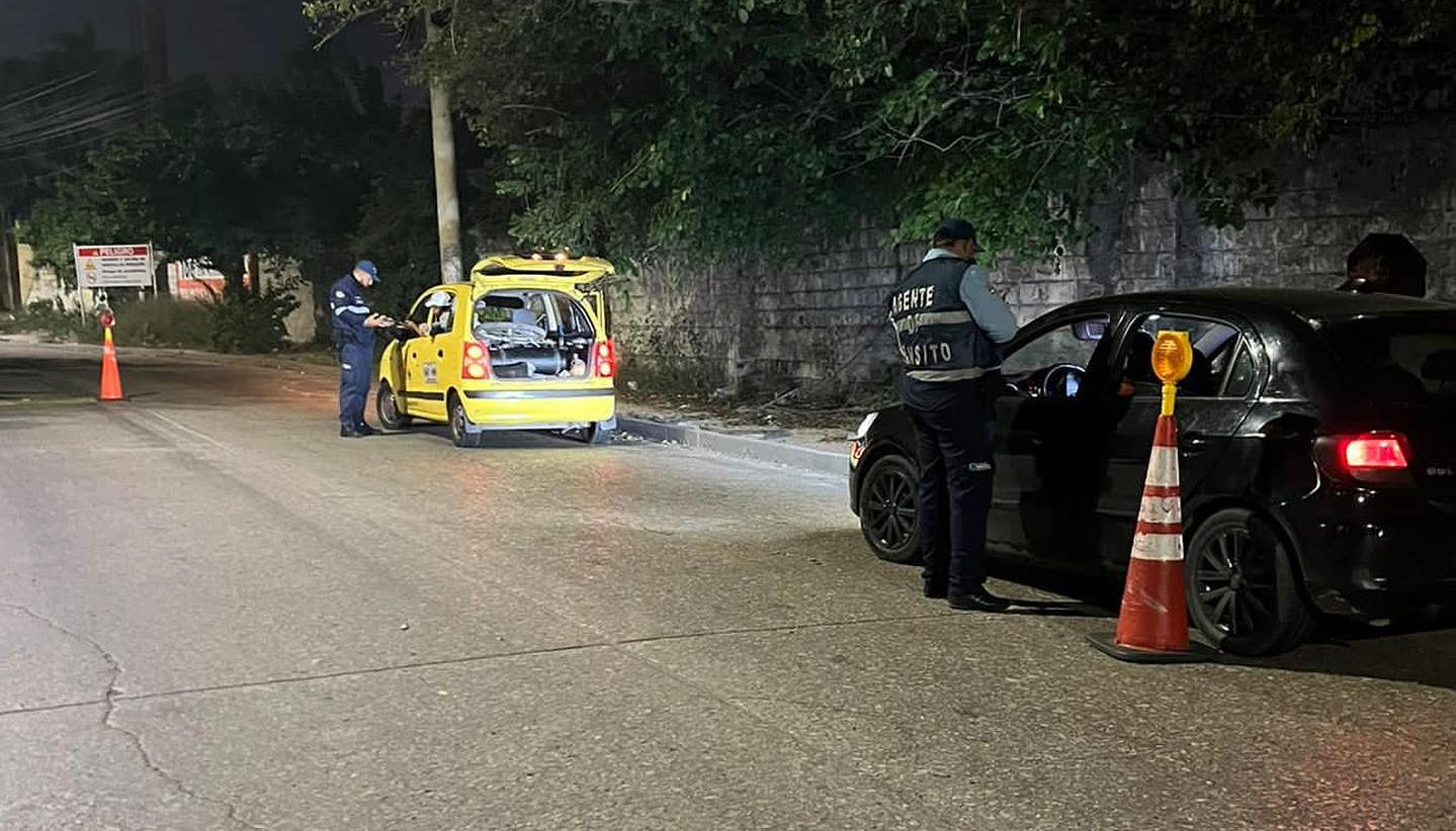 Control vial en tránsito de Soledad.