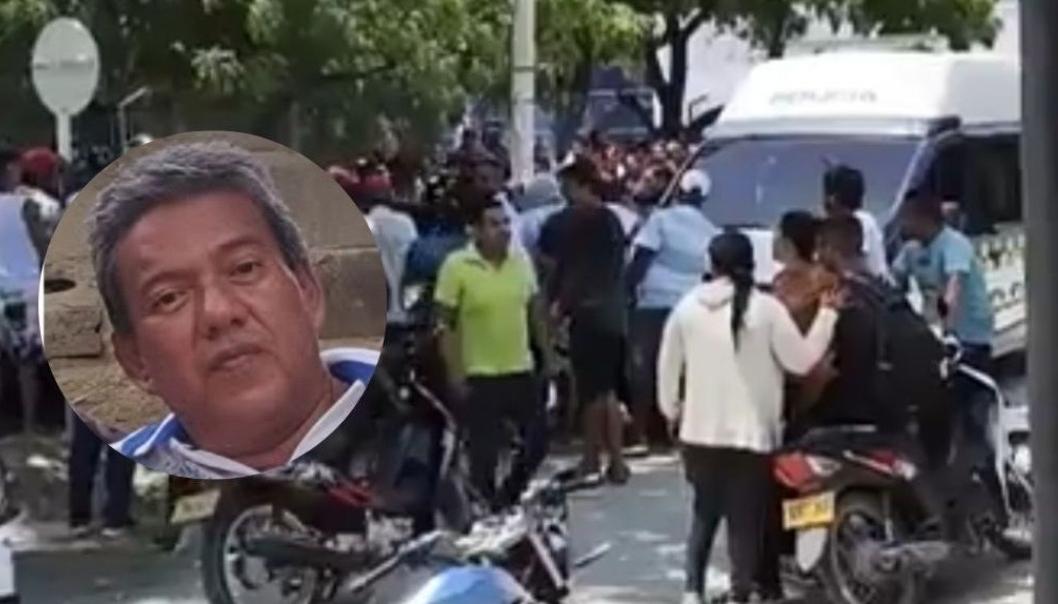 Vicente Charris Tete, mototaxista asesinado. 
