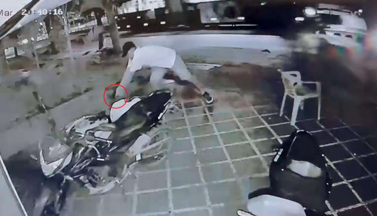 Momento del crimen de Esteguin Rafael Orozco De León.