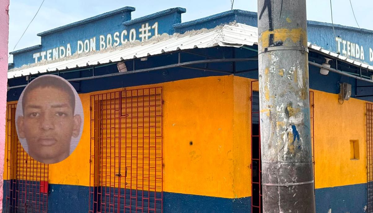 Tienda donde se registró el crimen. 