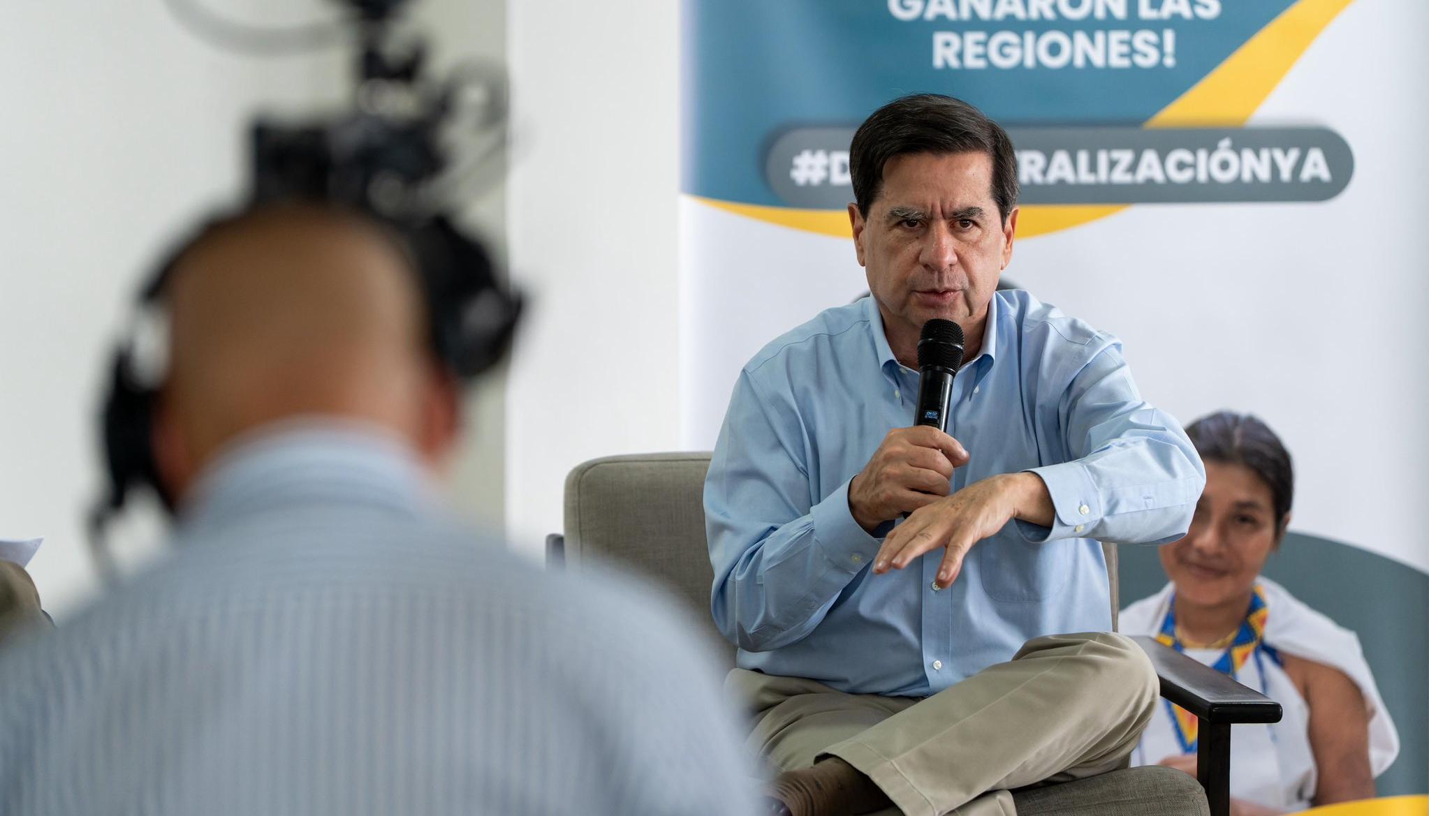 El exministro del Interior, Juan Fernando Cristo.