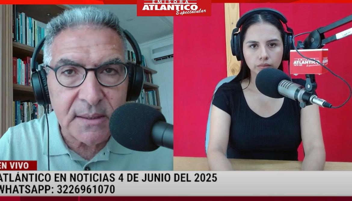 Transmisión de Atlántico en Noticias.