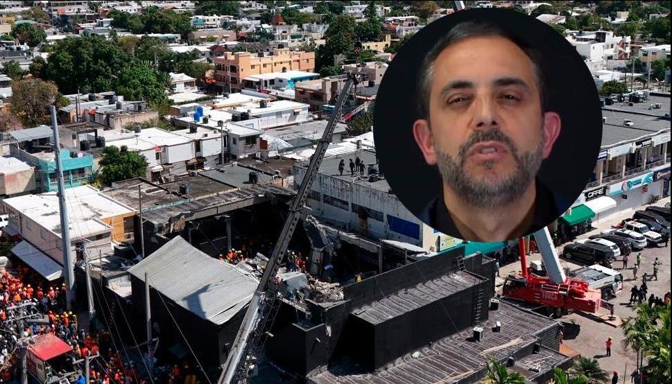 Imagen aérea de la discoteca colapsada / Antonio Espaillat. 