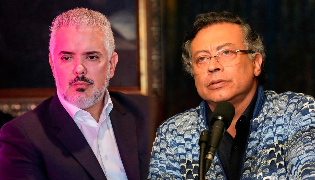 Iván Duque y Gustavo Petro.