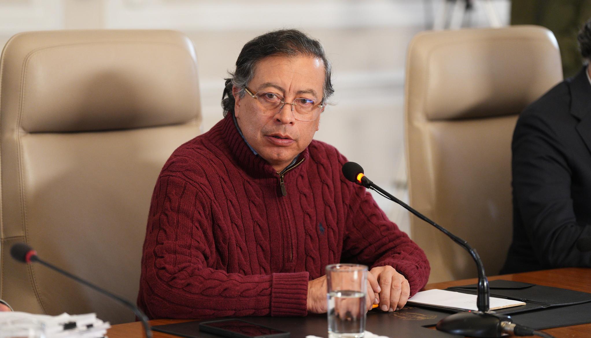 El Presidente Gustavo Petro.