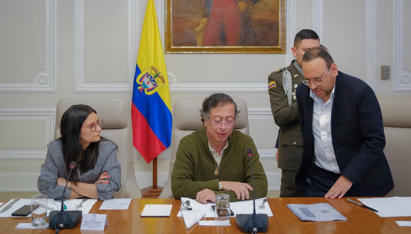 El Presidente Gustavo Petro. 