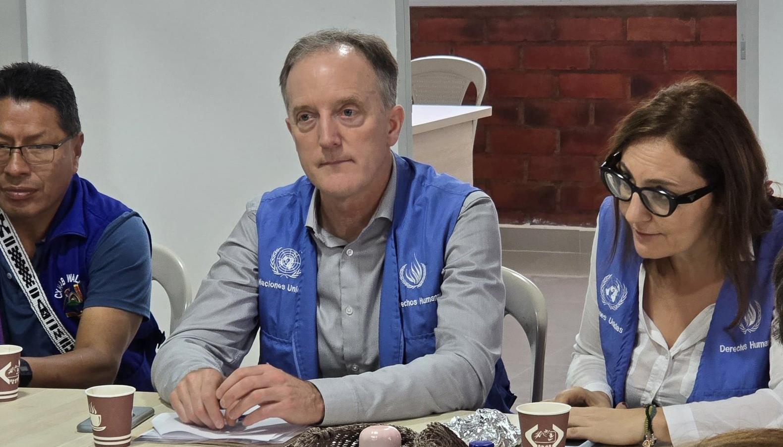 Scott Campbell, representante en Colombia de la Oficina del Alto Comisionado de la ONU para los Derechos Humanos.