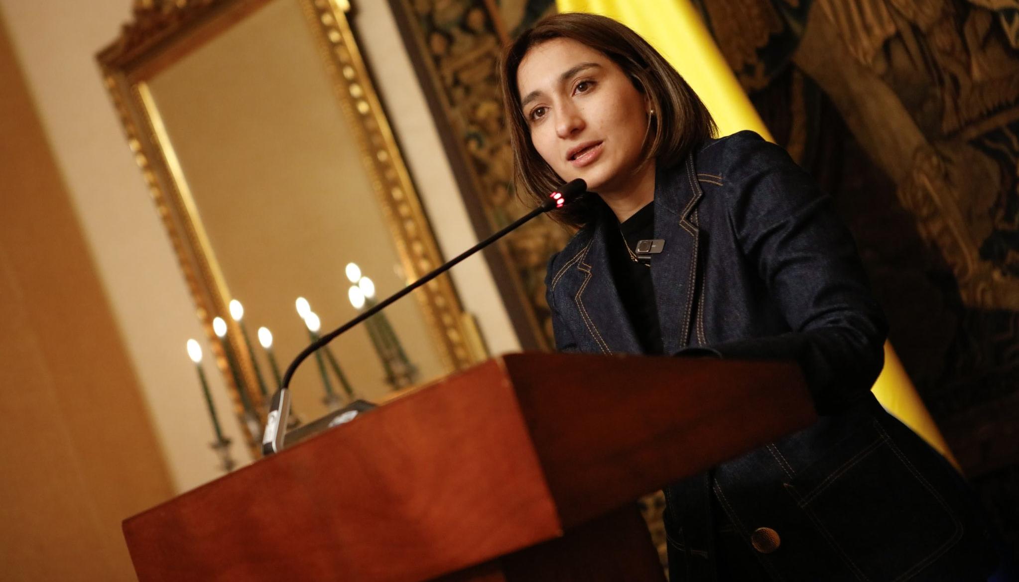 Canciller Laura Sarabia.