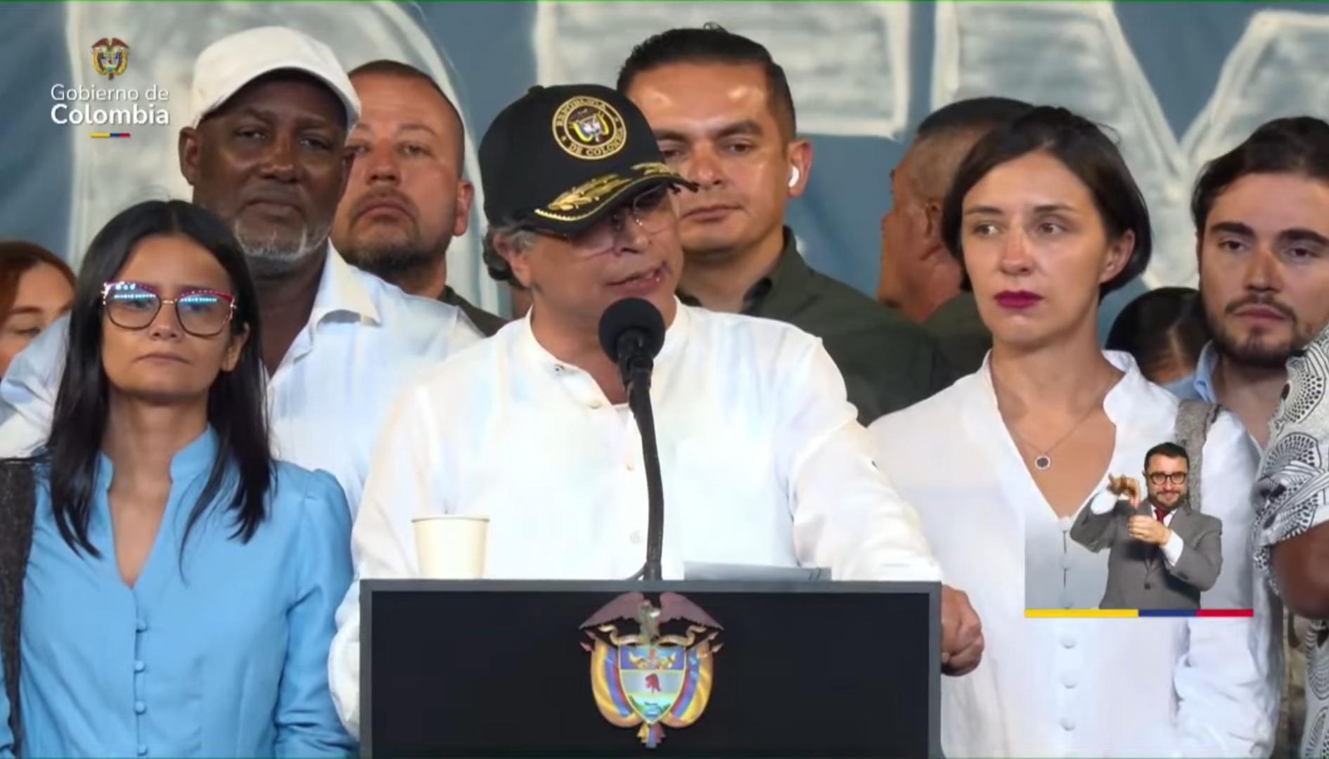 Gustavo Petro, en Cali.