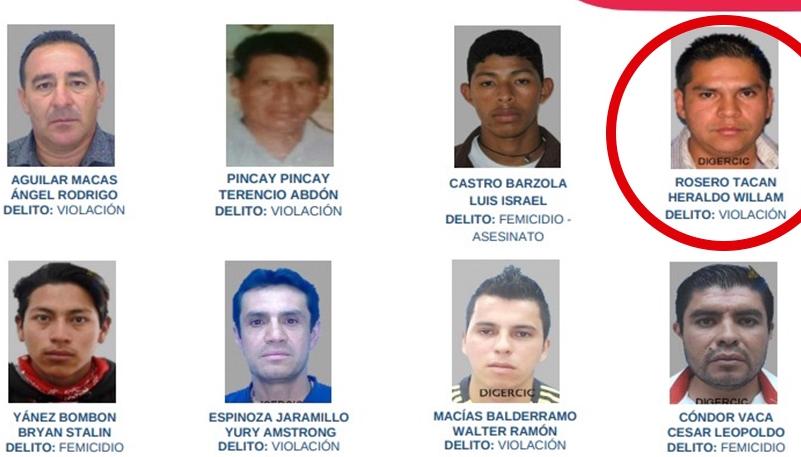 Heraldo William Rosero Tacán, figura en el cartel de los más buscados de Ecuador