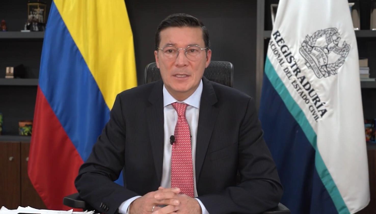 Hernán Penagos, Registrador Nacional.