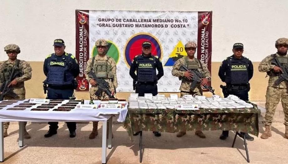 Municiones incautadas. 