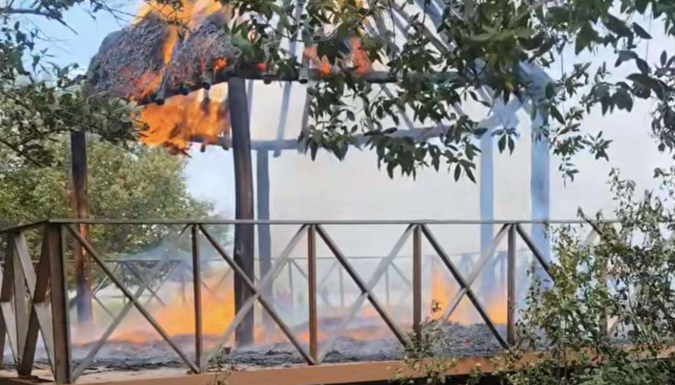 Incendio de aula ambiental