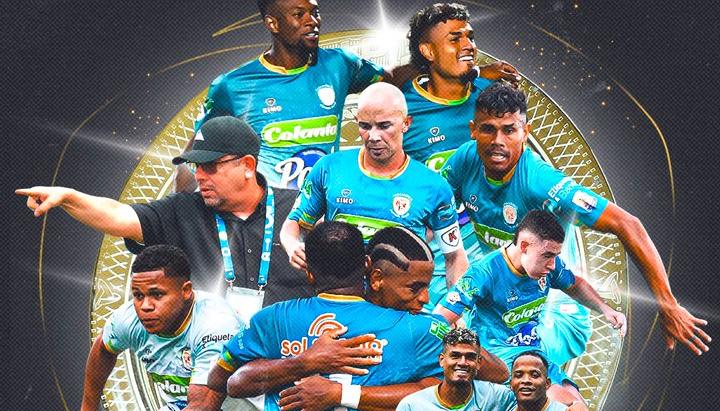 Los jugadores de Jaguares de Córdoba que se coronaron campeones. 