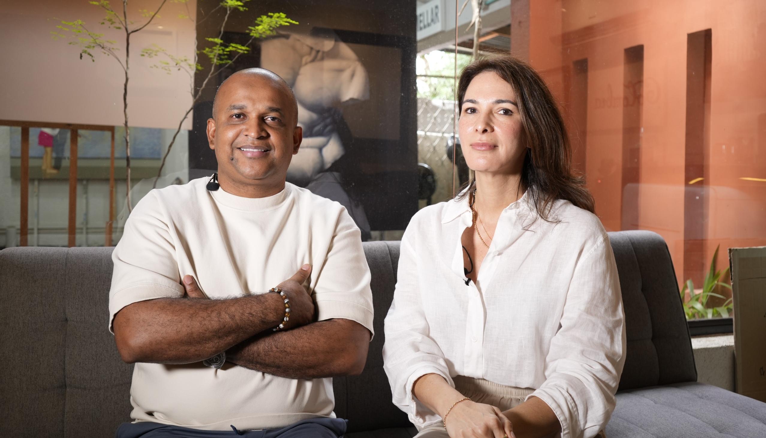 Javier Caraballo y Giselle Borrás, artistas plásticos.