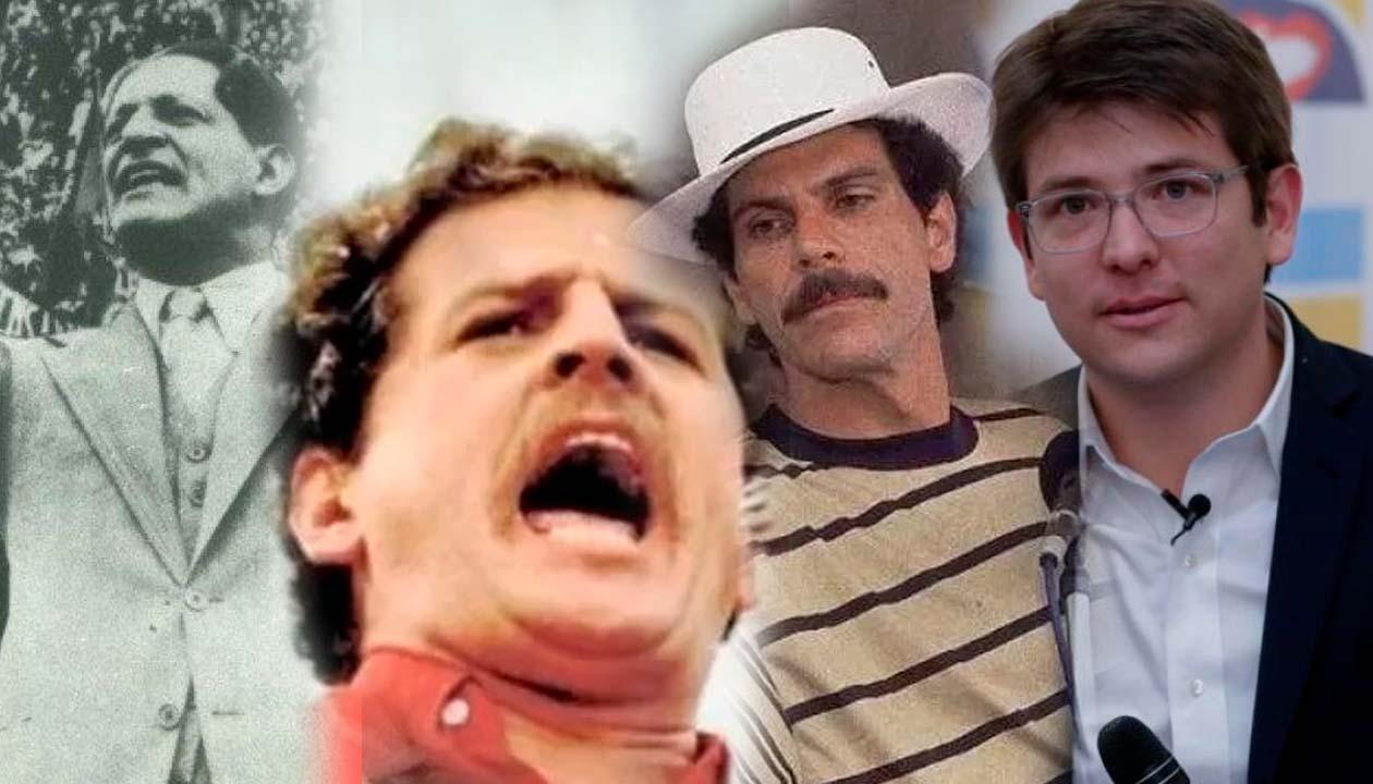 Jorge Eliécer Gaitán, Luis Carlos Galán Sarmiento, Carlos Pizarro Leongómez, Miguel Uribe Turbay.