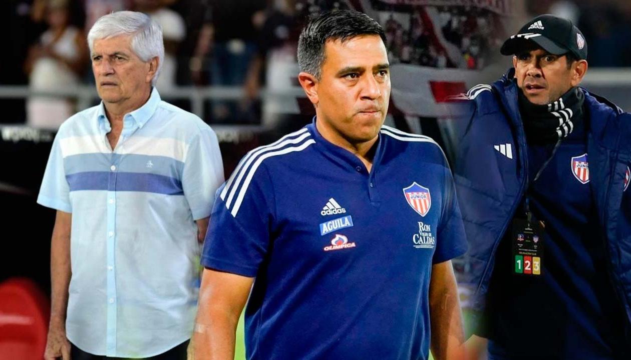 Julio Comesaña, César Farías y Arturo Reyes.