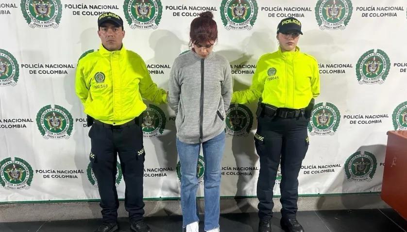 Katerine Andrea Martínez Martínez, en poder de las autoridades.