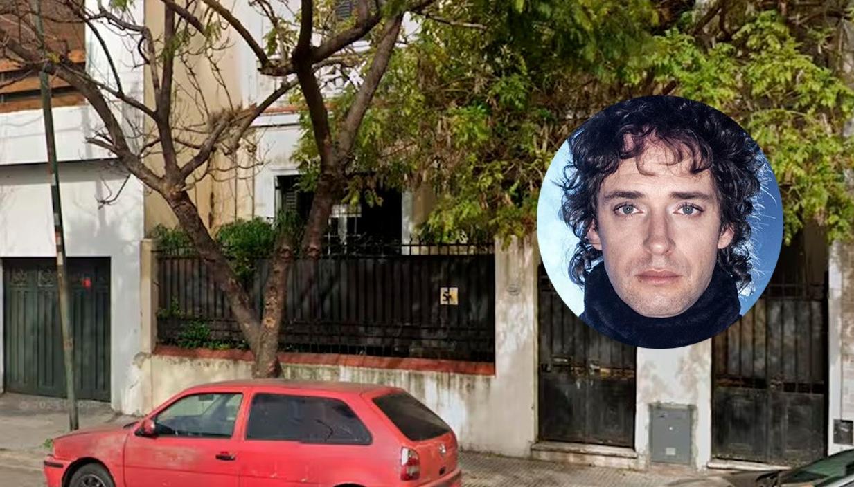 La casa donde vivió Gustavo Cerati antes de ser demolida.