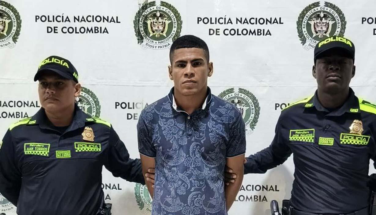 Larry Ángel Jiménez Furnieles, el capturado.