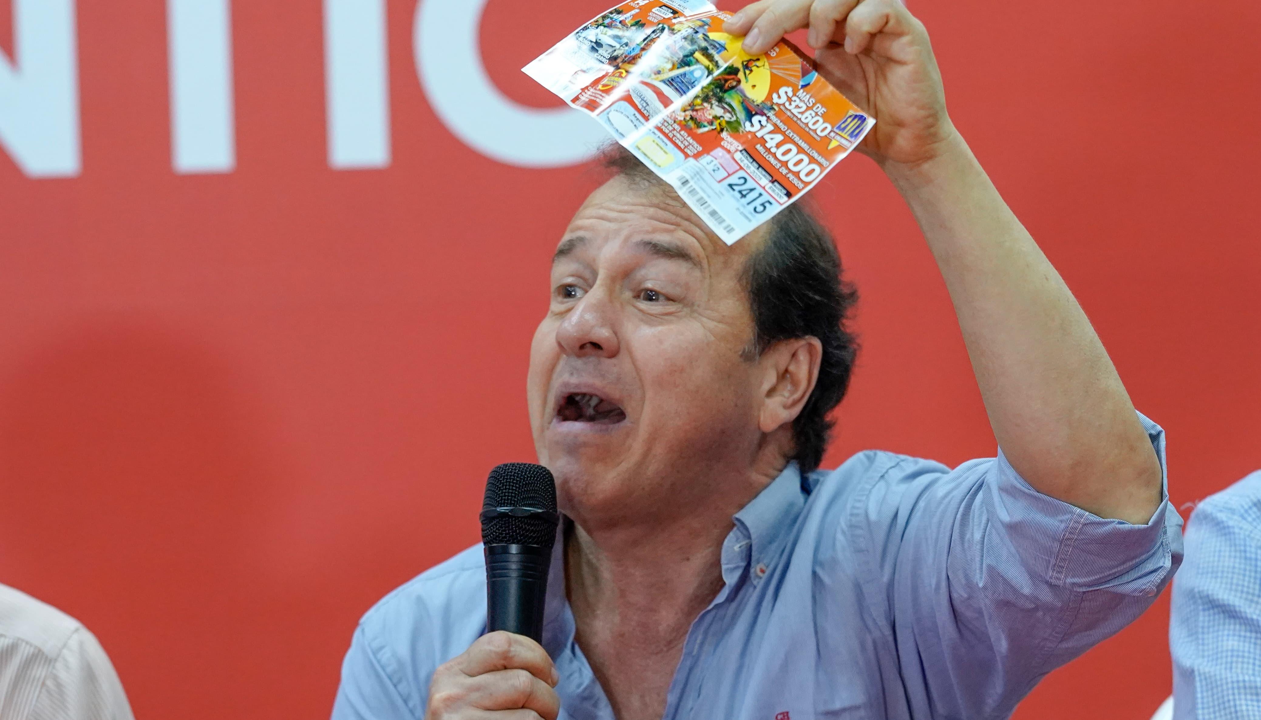 Mario Yepes, presidente de Sorteo Extraordinario.