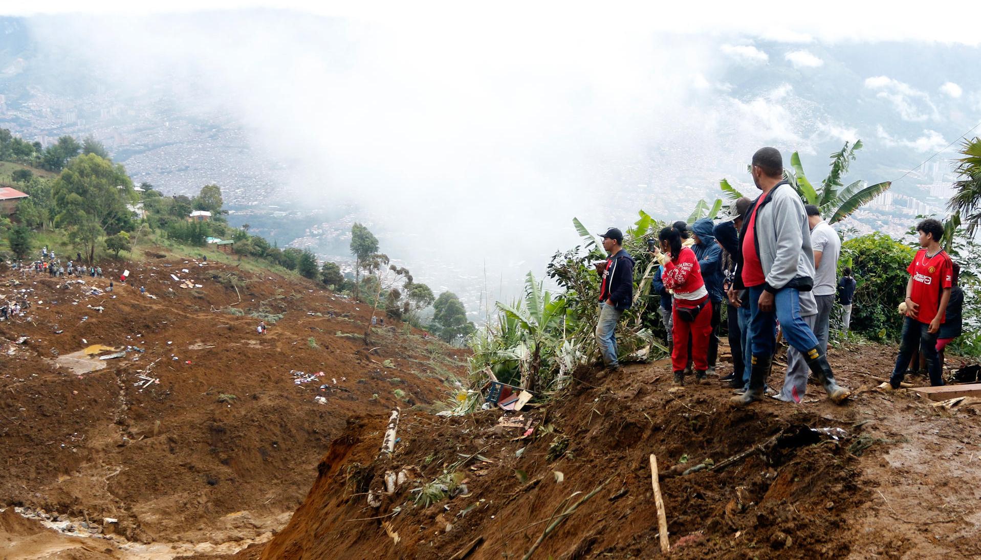 Lugar donde ocurrió la tragedia en el municipio de Bello. 