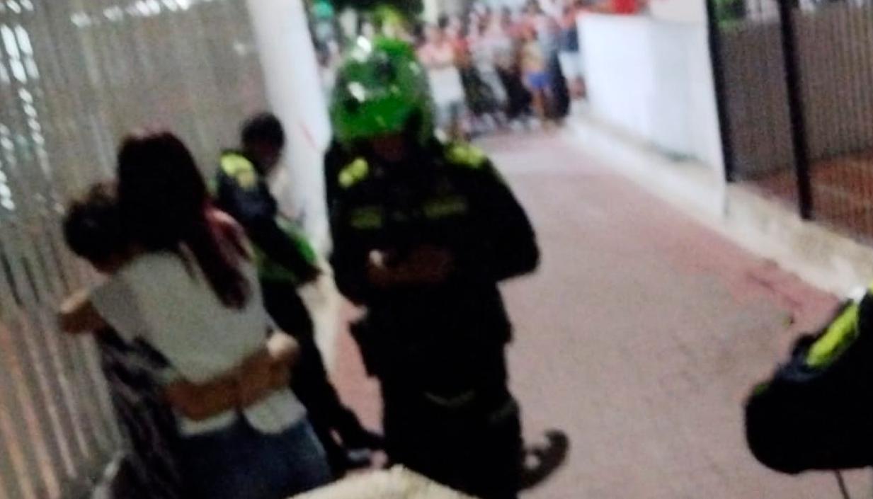 La Policía acordonó el lugar de los hechos. 