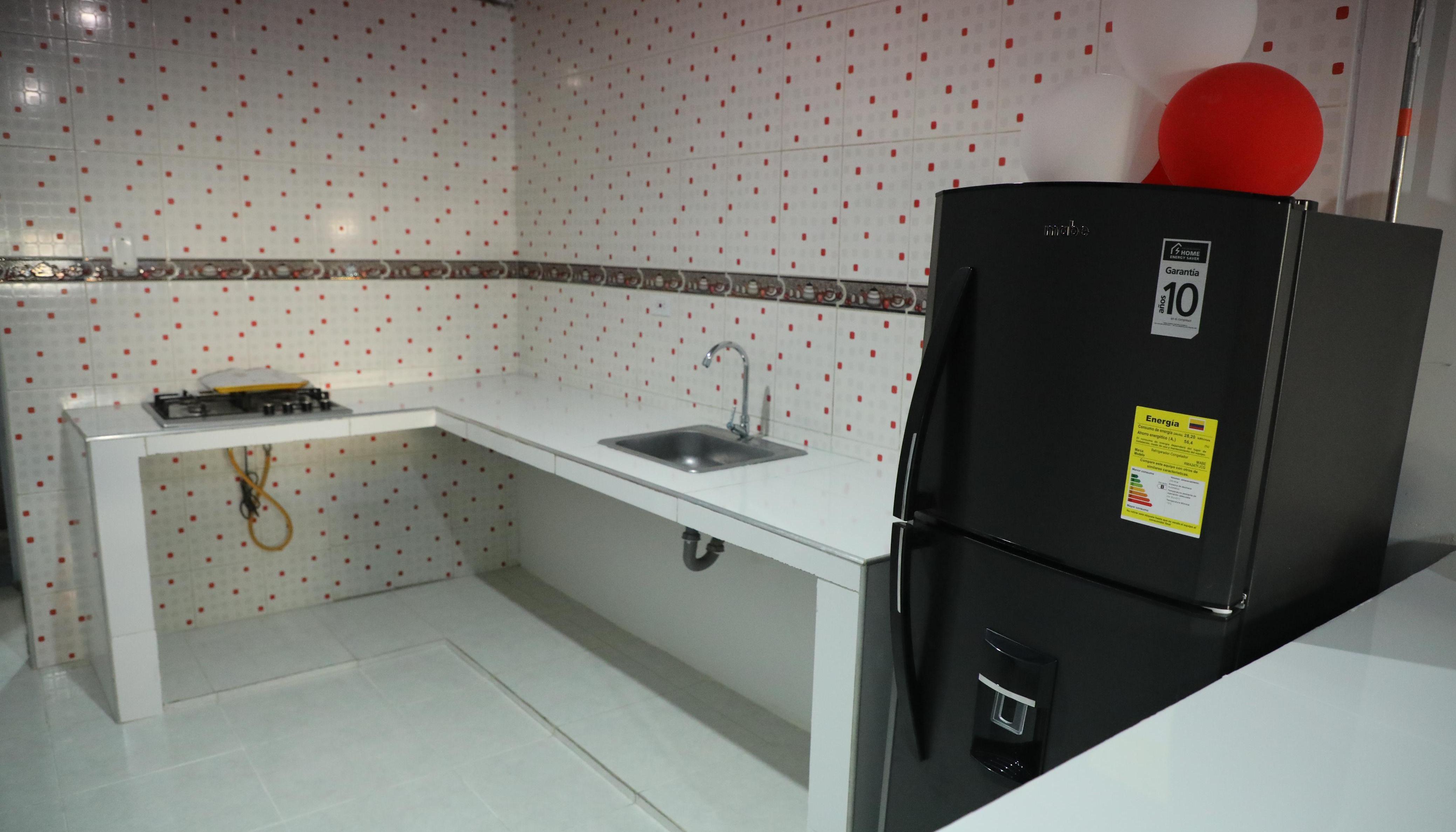 Una de las más recientes entregas fue en el barrio Santo Domingo.