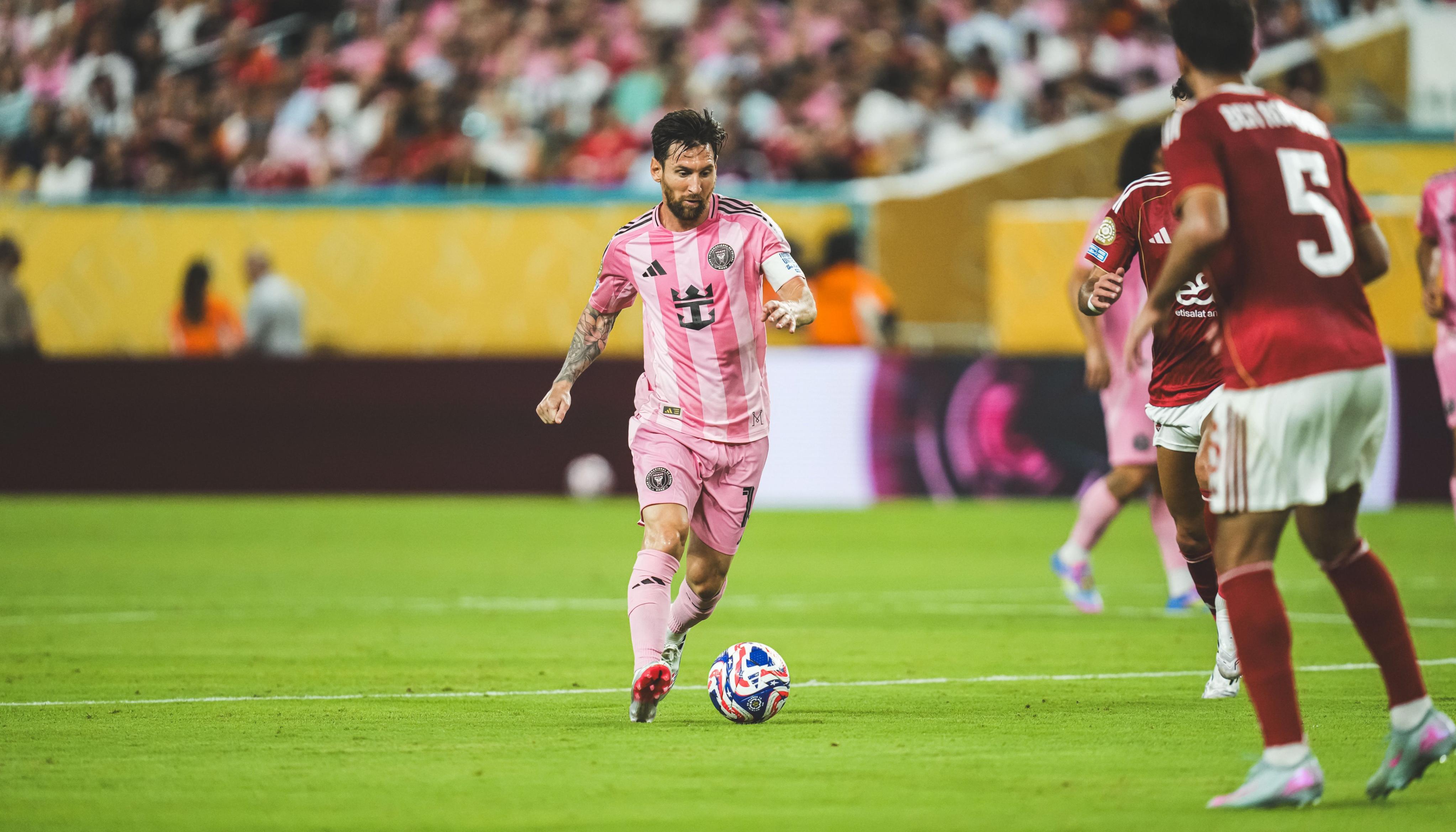 Lionel Messi con el Inter de Miami en el Mundial de Clubes.