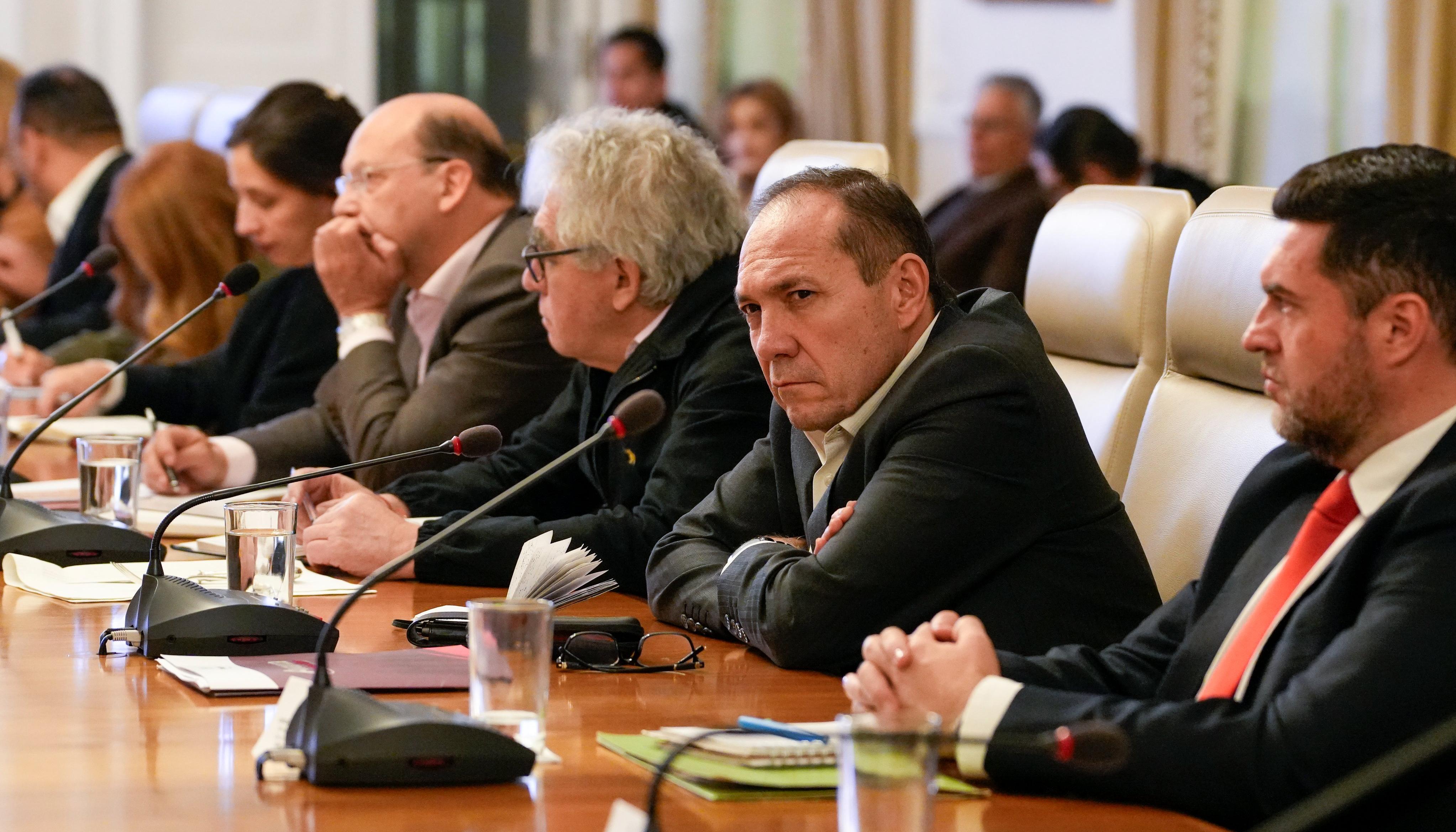 Ministro de Trabajo Antonio Sanguino.