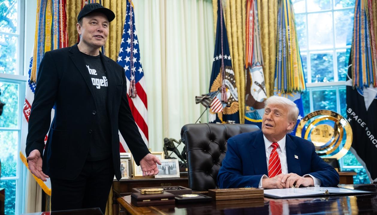 Elon Musk y Donald Trump.