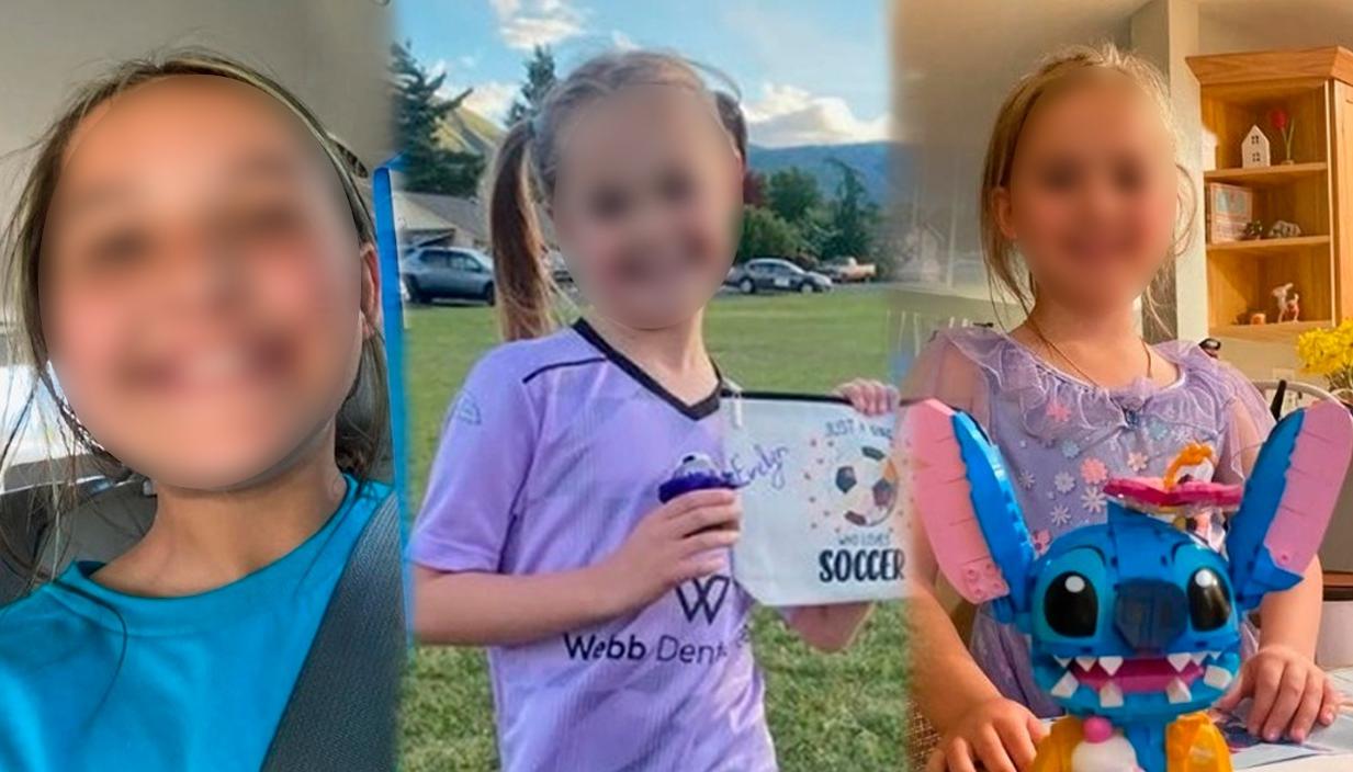  Paityn Decker, de 9 años; Evelyn Decker, de 8; y Olivia Decker, de 5. 