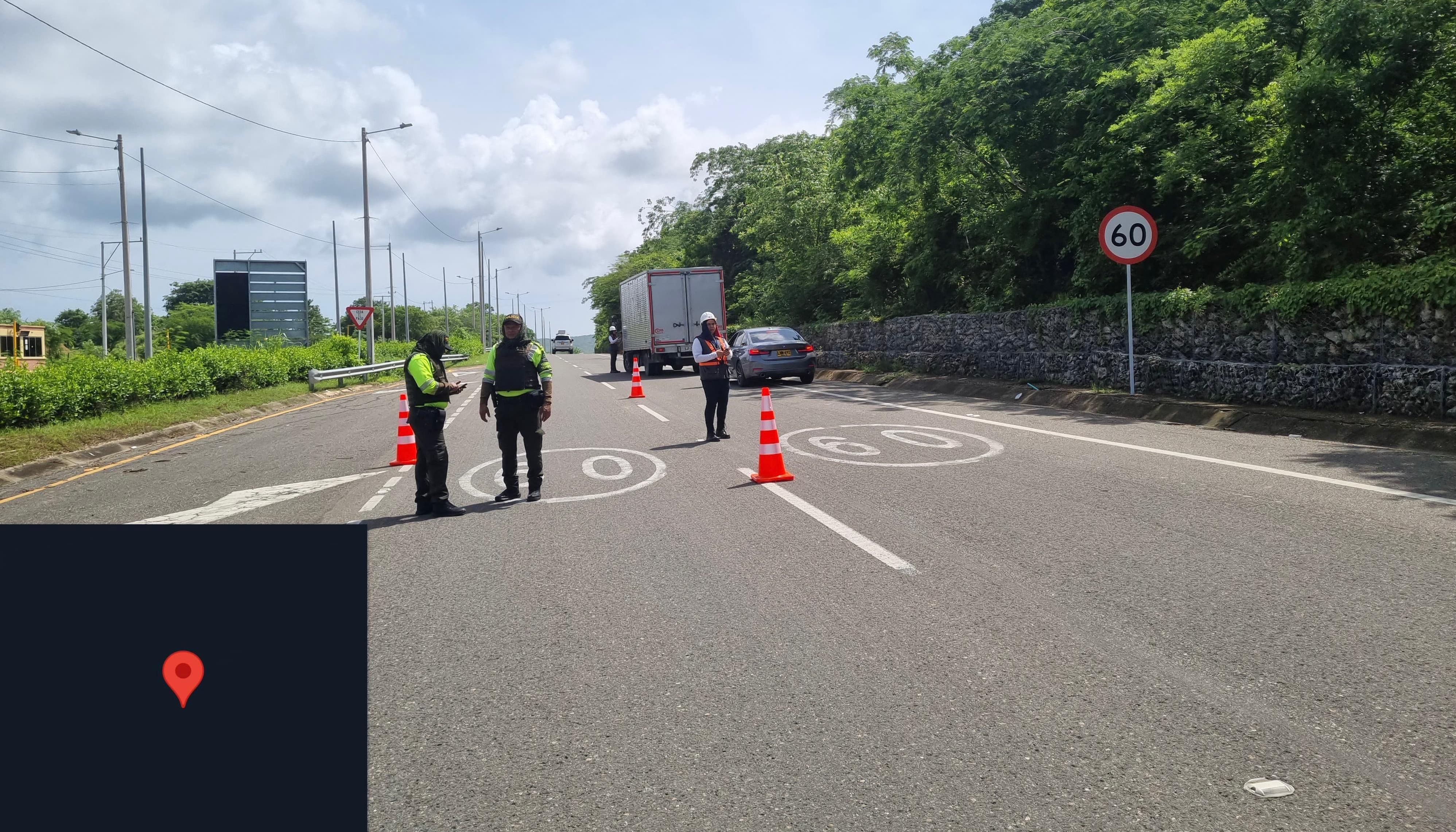 Patrullajes en la Vía al Mar.