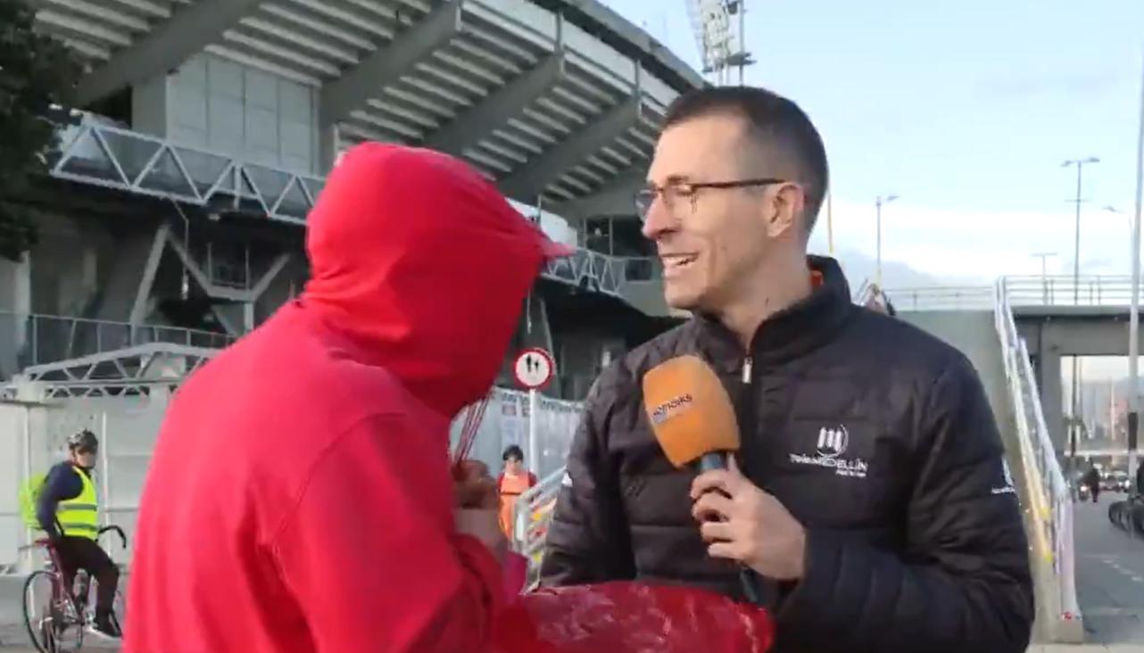 Agresión a periodista de Telemedellín.